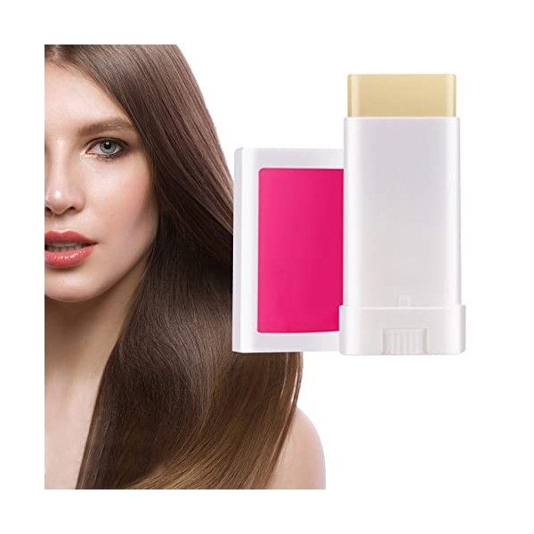 Bâton de Cire pour Cheveux, Bâton de Pommade Capillaire, Wax Stick pour Cheveux, Pommade Coiffante pour Perruques, Cire à Coi...