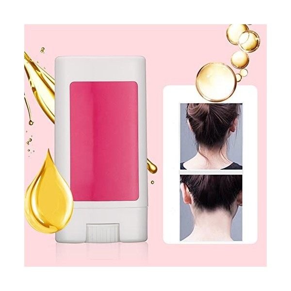 Bâton de Cire pour Cheveux, Bâton de Pommade Capillaire, Wax Stick pour Cheveux, Pommade Coiffante pour Perruques, Cire à Coi...