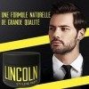LINCOLN Cire coiffante homme - Cire cheveux homme - Pâte coiffante pour homme Naturelle - Cire coiffante bio - Cire mat cheve...