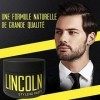 LINCOLN Cire coiffante homme - Cire cheveux homme - Pâte coiffante pour homme Naturelle - Cire coiffante bio - Cire mat cheve