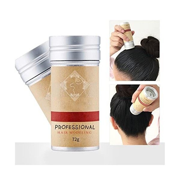 Bâton de Cire pour Cheveux, Bâton de Pommade Capillaire, Bâton De Cire De Cheveux Naturels, Hair Wax Stick, Bâton de Pomade p...