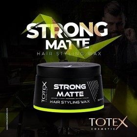 Totex STRONG MATTE Hair Styling Wax I Cire coiffante mate forte I Cire Coiffante Parfumée Multi Fruits Jai un effet super ma