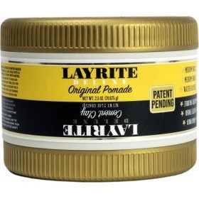 Layrite Double chambre | Argile capillaire ciment 70,9 g | Pommade originale pour cheveux 70,9 g | Double chambre Cires coiff...
