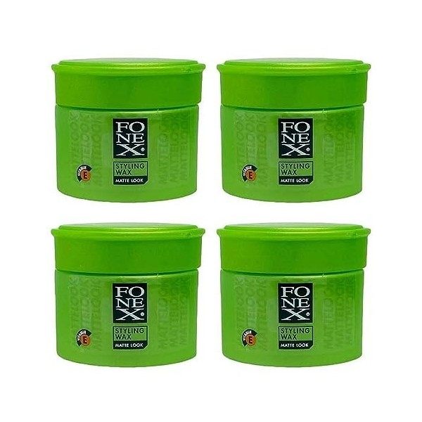 Fonex 4 x Mattelook Cire 100 ml - 400 ml Cires coiffantes