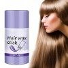 Bâton de Cire pour Cheveux, Bâton de Pommade Capillaire, Stick de Cire Coiffante, Wax Stick pour Cheveux, Bâton de Finition d...