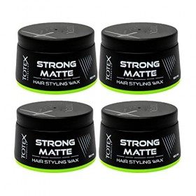 Totex Hair Styling Wax 150ml 4er Pack Strong Matte Cires coiffantes