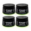 Totex Hair Styling Wax 150ml 4er Pack Strong Matte Cires coiffantes