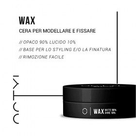 OCTYL Matte Wax | Cire Matte Professionnelle | La texture matifiante et la tenue dont vous avez besoin | Cire pour cheveux d ...