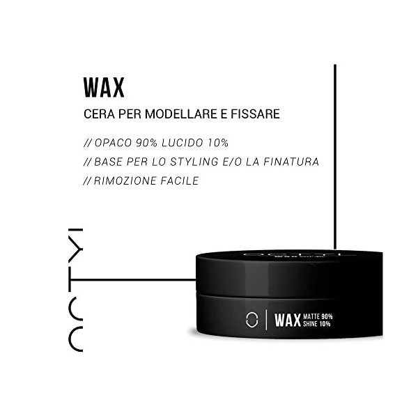 OCTYL Matte Wax | Cire Matte Professionnelle | La texture matifiante et la tenue dont vous avez besoin | Cire pour cheveux d ...