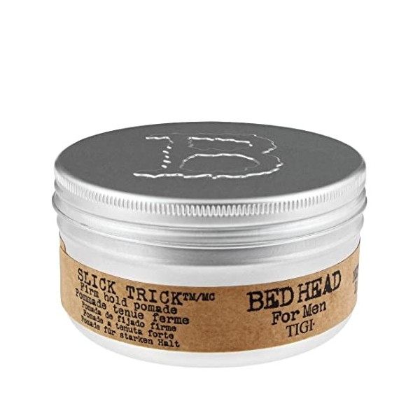 Bed Head for Men by Tigi Slick Trick Pommade tenue ferme pour homme 75&nbsp;g Cires coiffantes