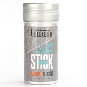 gowwim Wax Stick pour cheveux, bâton de pommade capillaire, bâton de cire coiffante, doux avec un parfum léger 2,7Oz 75g. Cir...