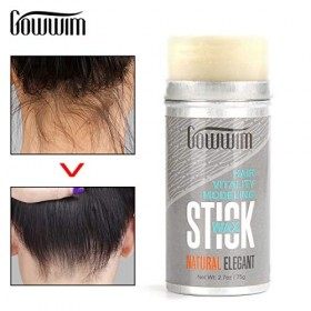 gowwim Wax Stick pour cheveux, bâton de pommade capillaire, bâton de cire coiffante, doux avec un parfum léger 2,7Oz 75g.