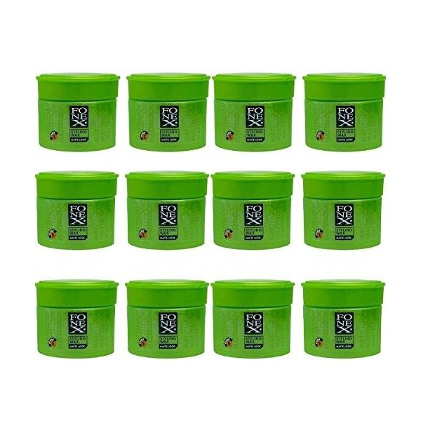 FONEX CIRE COIFFANTE MATTE LOOK aspect mat - 100gr x 12 pots Cires coiffantes