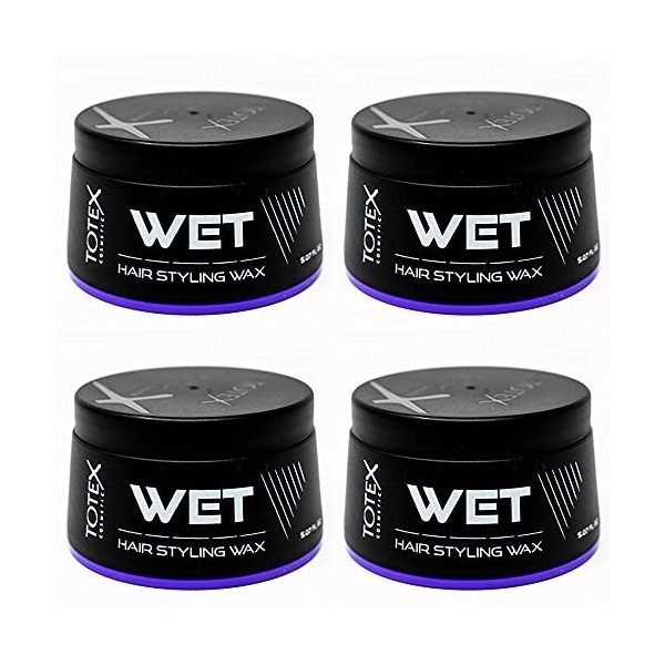 Totex Hair Styling Wax 150ml 4er Pack Wet 