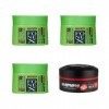 Fonex Gummy Styling Wax Ultra Hold Lot de 3 flacons de cire coiffante mate 100 ml Cires coiffantes