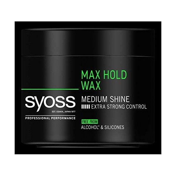 Syoss Max Hold Wax 150 ml Lot de 6 Cires coiffantes