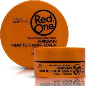 Redone Cire Coiffante Mat Argan 150ml | Pas de brillance | Orange et Pomme | & Redone Barbe revitalisante & Moustache Argan H