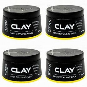 Totex Hair Styling Wax 150ml 4er Pack Clay Cires coiffantes
