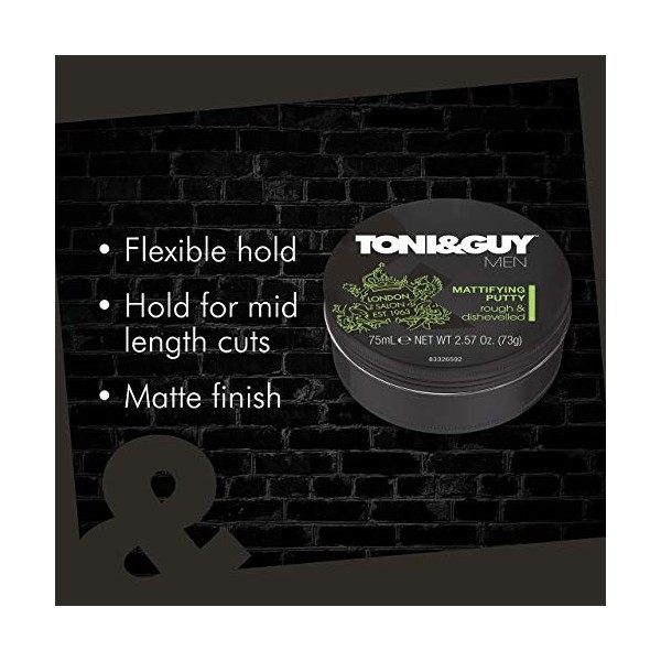 Toni & Guy Men Mattifying Putty 75 ml - Emballage Aléatoire