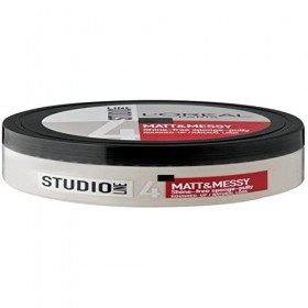 LOreal Loreal Studio Matt & and Messy Shine Free Sponge Putty - 150ml Cires coiffantes