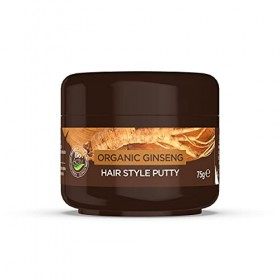 Dr. Organic Men Organic Ginseng Hair Style Putty Gommage de Coiffure 1 Unité Cires coiffantes