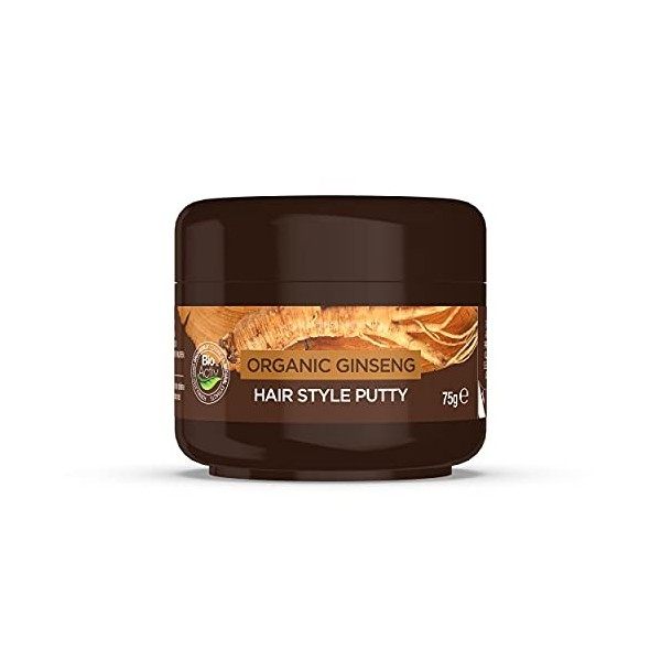 Dr. Organic Men Organic Ginseng Hair Style Putty Gommage de Coiffure 1 Unité Cires coiffantes