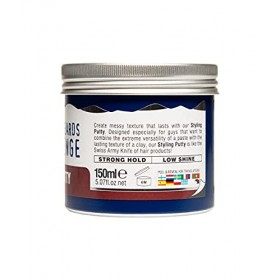 The Bluebeards Revenge, Vegan Styling Putty, For Messy Matte Styles, 150ml Cires coiffantes