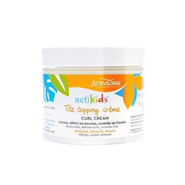 Activilong Actikids Tite Topping Crème Curl Cream Mangue et Amande Douce 300 ml