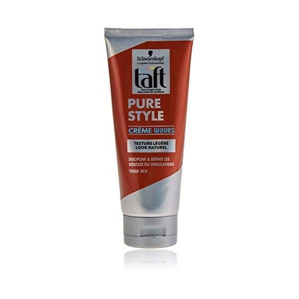 Taft – Crème Cheveux Waves - Pure Style - Tube de 100 ml