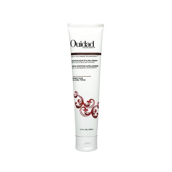 Ouidad Advanced Climate Control Featherlight Styling Cream Defines Curls Soft Hold Heat Ptotected 168ml