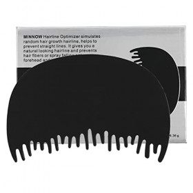 Artificielle Hairline Peigne Cheveux 12 × 8 × 1 Minnow Professionnel Fibre De Cheveux Front Pré Ligne De Cheveux Délié Plasti