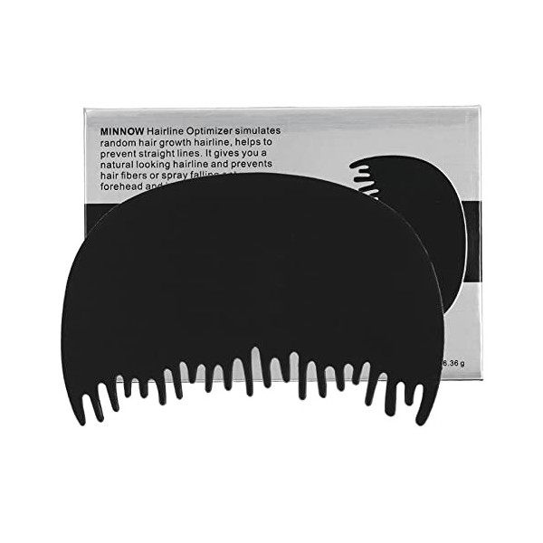 Artificielle Hairline Peigne Cheveux 12 × 8 × 1 Minnow Professionnel Fibre De Cheveux Front Pré Ligne De Cheveux Délié Plasti