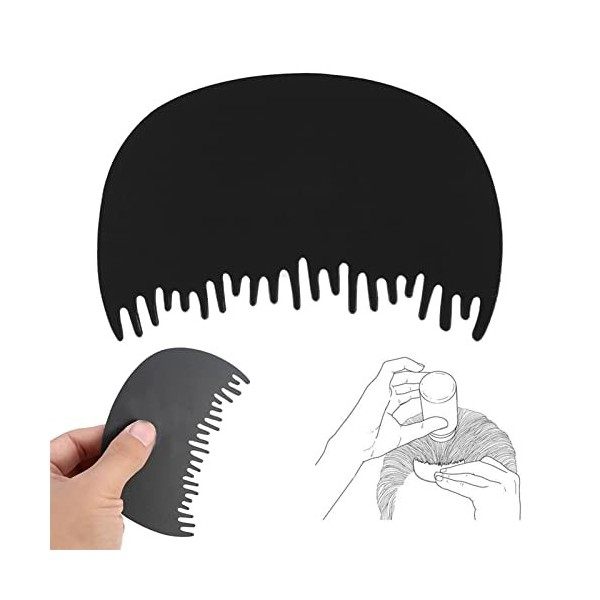 Artificielle Hairline Peigne Cheveux 12 × 8 × 1 Minnow Professionnel Fibre De Cheveux Front Pré Ligne De Cheveux Délié Plasti