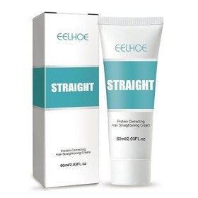 Greabuy La Crème De Lissage des Cheveux Corrigeant Les Protéines Reconstitue La Nutrition Et Lhumidité des Cheveux Ne Blesse