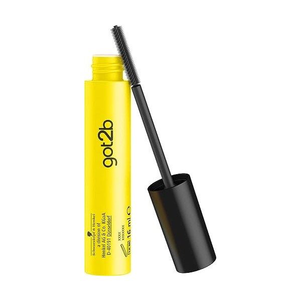 Schwarzkopf got2b Colle 2 en 1 pour pose de bords et coiffage des sourcils, tenue 72 heures, sans résidus blancs ni collants,