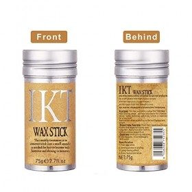 Bâton de Pommade Capillaire, Wax Stick, Bâton de Cire Coiffante De Cheveux Naturels, pour Perruques, Cheveux Cassés, Volants 