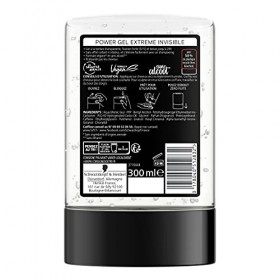 Schwarzkopf - Taft - Gel Coiffant Cheveux - Power Gel Extrême - Invisible - Fixation Forte - Longue Durée - Sans Effet Collan