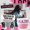 immetee Twist et Lock Gel, Natural Hair Moisturizing Gel, Cool Scalp Braid, Gel de contrôle des pointes pour cheveux afro, po