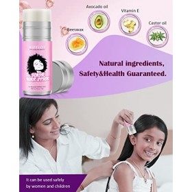 Bâton de cire pour les cheveux des femmes, 2.7 fl.oz, pommade modelant pour cheveux de bébé perruques frizz Flyaways frizz, H