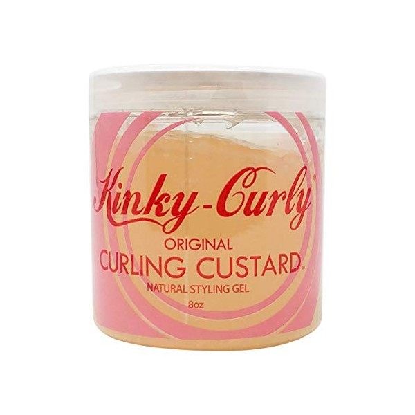 Kinky-Curly - Gel Coiffant pour Cheveux - Original Curling Custard - 8 oz