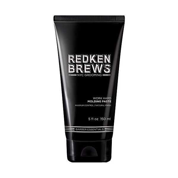 Redken, Pâte Coiffante Malléable, Contrôle Maximum & Fini Naturel, Redken Brews, 150ml