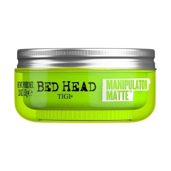 TIGI Bed Head Manipulator Matte Pâte Coiffante, Fini Mat, À Fixation Forte 57 G