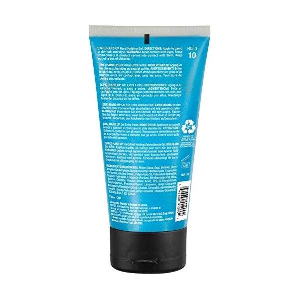 Sexy Hair Style Hard Up Gel de Maintien Dur, 150 Milliliters