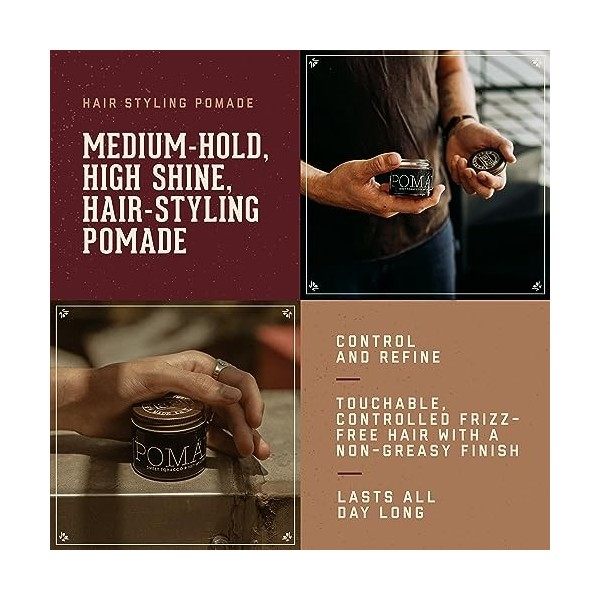 18.21 Man Made Pomade - Sweet Tobacco for Men 2 oz Pomade