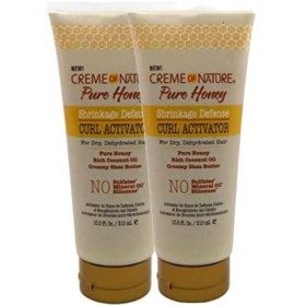 Creme of Nature Lot de 2 tubes dactivateur de boucles au miel pur 310 ml