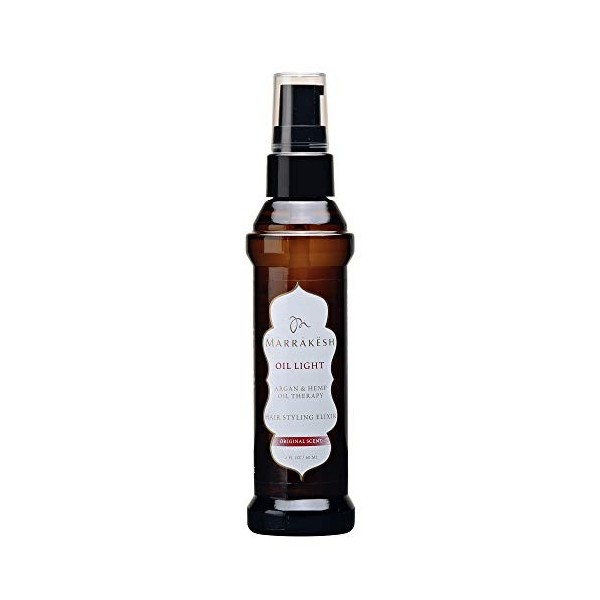 Marrakesh Hair Styling Elixir Oil for Fine Hair, Light, 2 Ounce by MARRAKESH