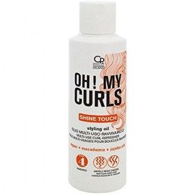 Oh ! My Curls - Huile Coiffante Revitalisante Pour Boucles - Huile Professionnelle Multi-Usage Pour Cheveux Bouclés Et Secs -