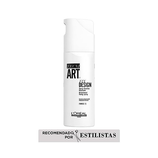 LOréal Professionnel, Spray Coiffant Fixant Fix Design, Anti Frisottis et Imperméabilisant, Fixation Forte, Tenue Longue Dur