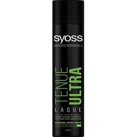 Syoss - Spray Laque Cheveux Coiffant - Tenue Ultra - Coiffures ultra résistantes - Fixation ultra forte - Aérosol 400 ml