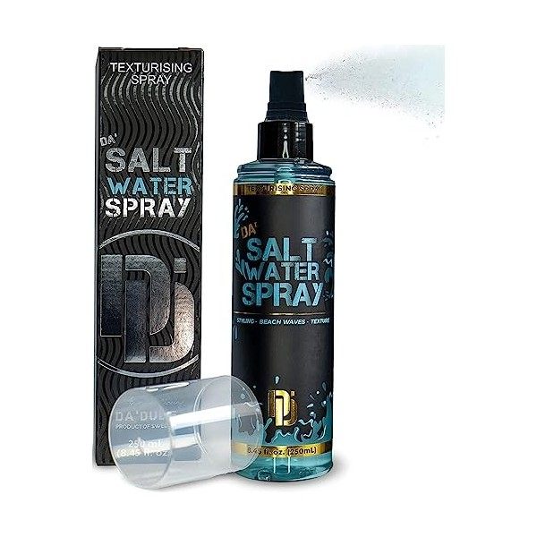 DaDude Da Salt Water Spray, Sel Eau de Mer Cheveux, Sea Beach Waves Spray Texturisant 250ml